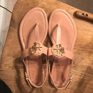SALE UNTIL FEB 13! Tory burch nude sandals
